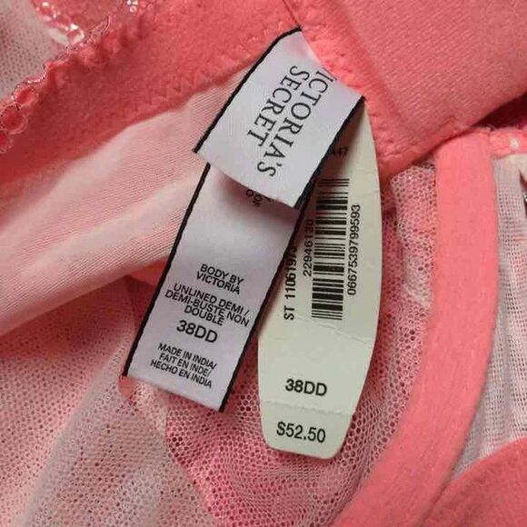 VS 38DD BBV Unlined Lace Demi Bra NWT Body by Victoria - Picture 2 of 2